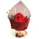 Bouquet de fleurs de savon sur pied - Rouge