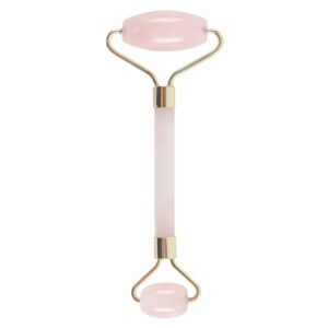 Gemstone Face Roller-Rose Quartz