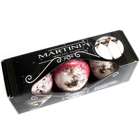 Set of Three Martini Bath Bombs