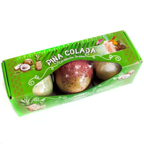 Lot de trois bombes de bain Piña Colada