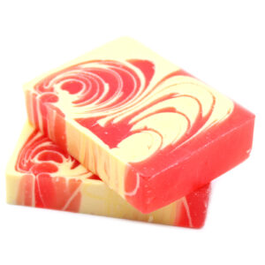 Handmade Soaps With Strawberry