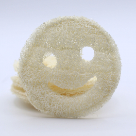 Whole Loofah Smiley Face