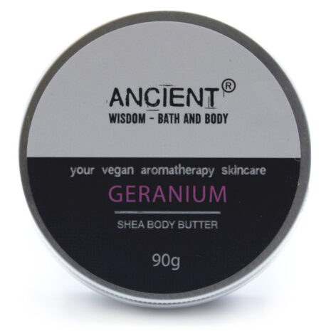 Beurre corporel au karité d'aromathérapie 90g - Géranium