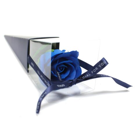 Rose simple - Rose bleue