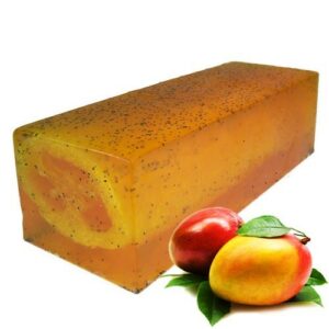 Pain de savon exfoliant à la mangue