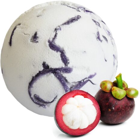 Mangosteen fruit bath bombs