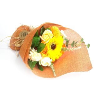 Bouquet de fleurs de savon à l'orange-2