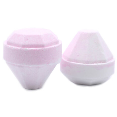 Bombas de baño con forma de gema de orquídea rosa-2