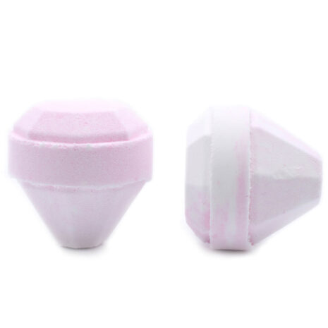 Bombas de baño con forma de gema de orquídea rosa-3