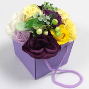 Yellow Purple Flowers Soap Gifts